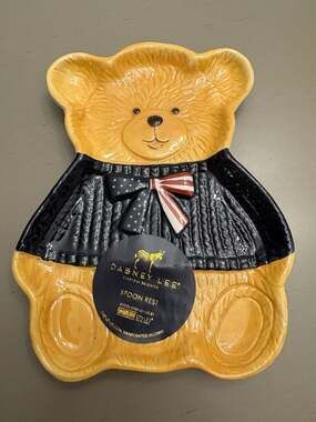 Dabney Lee Ceramic Bear Spoon Rest